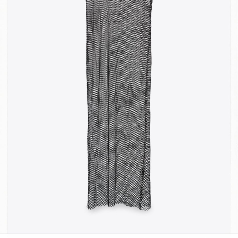 Zara Rhinestone Mesh Dress - Picture 4 of 5